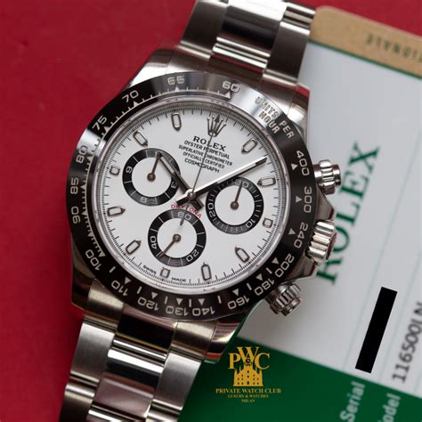 rolex daitona acciaio inox cal 2130 serie 116500ln prezzo|2016 daytona 116500ln.